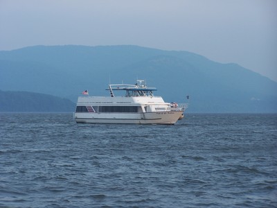 The Pride of the Hudson boat carried people out