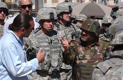 Gen. Petraeus in Baghdad earlier this year