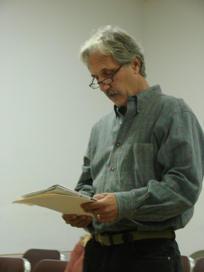 Deke Hazirjian reads his letter