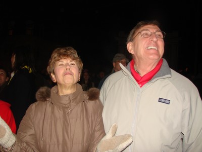 Barbara and Bob Gosda love the village celebration.