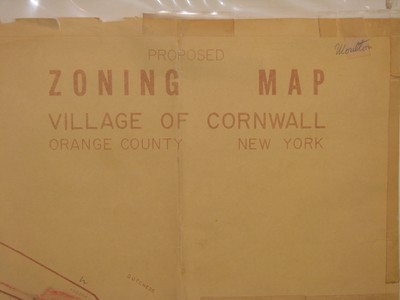 Ex-mayor Moulton signed this proposed zoning map that was used by the building inspector.