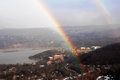 Rainbow at the Point by Jonathan Dunaief