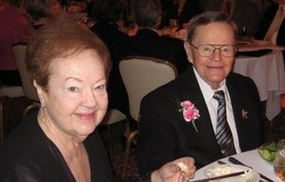 Jean and John Smitchger were honored at a banquet at Anthony's Pier 9.