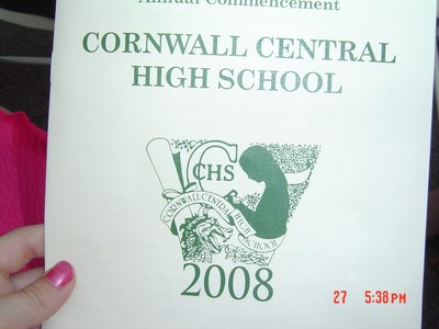 The graduation program for 2008.