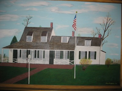 Jack White's Painting of Sands-Ring Homestead