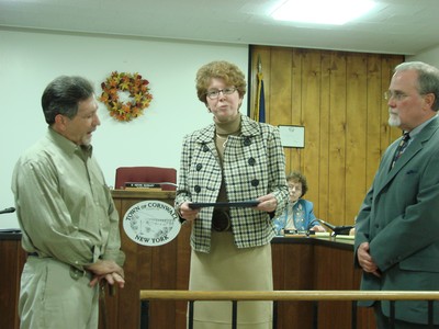 Anthony Incanno was recognized by the Cornwall Town Board for his conservation efforts.