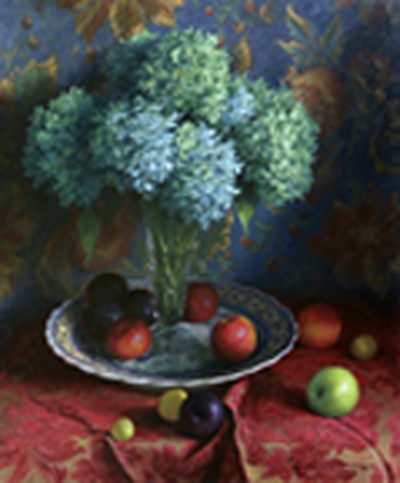 Tapestry.  Oil painting by Andrew Lattimore.