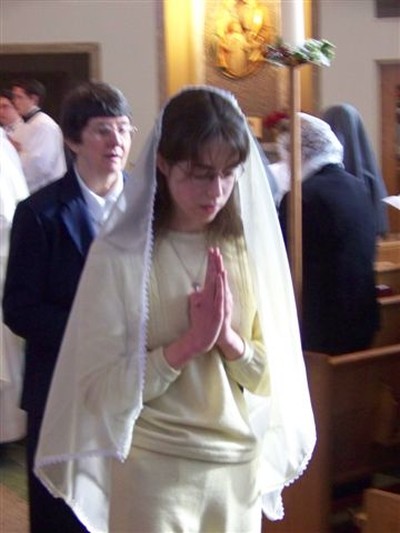 Jenna will lead a life of prayer as a consecrated virgin.