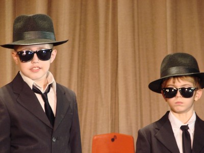 The Blues Brothers make an appearance.