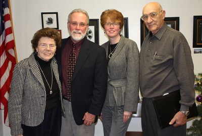 (L to R) Town Clerk Elaine Tilford Schneer, Supervisor Kevin Quigley, Town councilwoman Mary Beth Greene Krafft and Town Councilman Al Mazzocca.