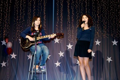 Taylor Griffith and Mariah Hernandez sang a duet.