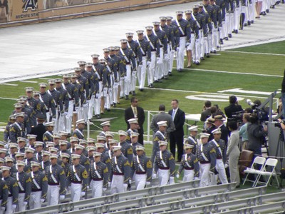The graduating cadets.  Photo by Maureen Moore.