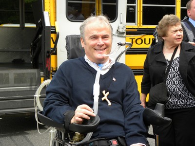 Police officer Steven McDonald.  Photo by Maureen Moore.