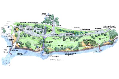 McLaren's Proposal for Donahue Memorial Park, Version #3.
