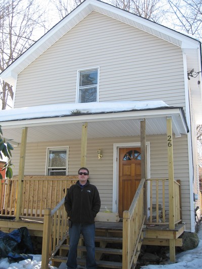 Chad McCormack hopes to get an inspection so he can finish work on his newly-purchased home.