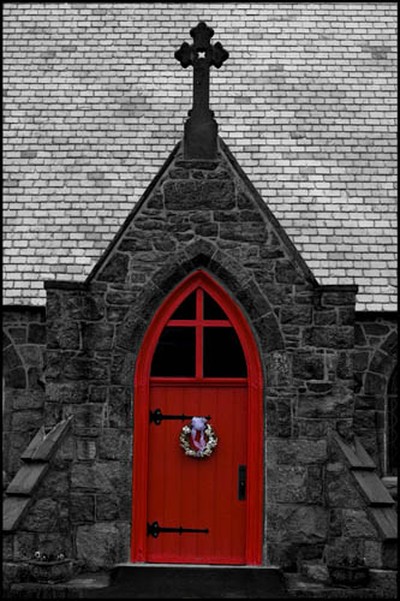 The Red Door.  Photo by Tom Doyle.