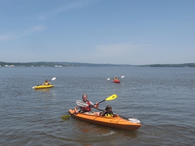 Kayaking was popular at RIverfest.