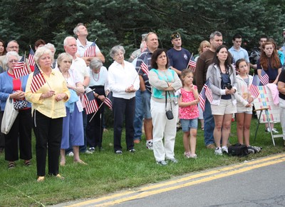 Cornwall residents, young and old, gathered for the 10th anniversary of 9-11.