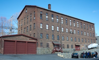 The old paperbox factory is being transformed into a brewery.