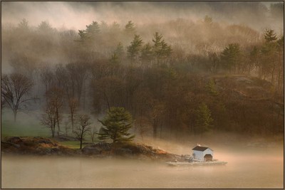 Misty River.  Photo by Tom Doyle.