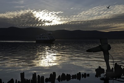 Ferry at Sunrise. Photo by Mel Kleiman.