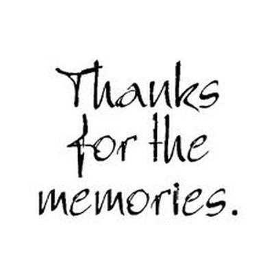 Thanks for the Memories