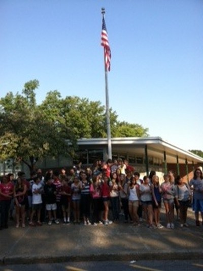 CCMS students Celebrate National Anthem Day 2012