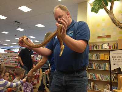 Families and children can meet live Animals at Barnes and Noble at 1245 Route 300 in Newburgh on Sunday, November 18 from 10 a.m.- 4 p.m.