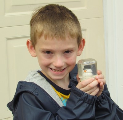 Create a snow globe at the Hudson Highlands Nature Museum on Sunday, December 9 at 10 a.m. Photo by Marian Goldin.