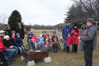 Join Museum Educators to welcome the return of spring at the Hudson Highlands Nature Museum at a Family Bonfire! Photo by Maureen Moore.