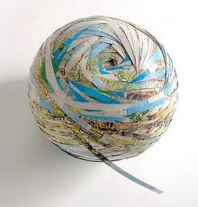 Stefana McClure,  Map of the World 