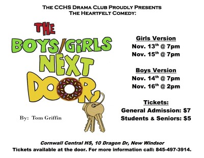 CCHS DRAMA CLUB PRESENTS THE HEARTFELT COMEDY 