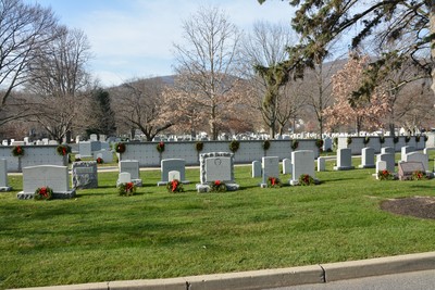 West Point Cemetery, located on the grounds of the United States Military Academy at West Point, New York is America's oldest military post cemetery and a national historic landmark.  Credit: JoAnne Castagna, Public Affairs 