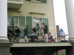 The combo played at the Newburgh Historical Societ