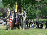Veterans of Iraq & Afghanistan lead color guard