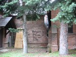 Graffiti on Episcopal Church
