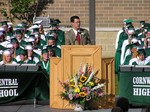 Principal Sheboy praised the class of 2007.