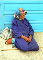 A Moroccan widow photographed by Neuman
