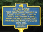 MacGregorie Historic Plaque at Plum Point