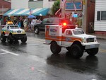 Mini trucks on parade