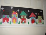 Student artwork decorated the walls at COH