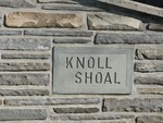 What house is known as Knoll Shoal?