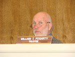 Gross at his first trustee meeting in April 2007.