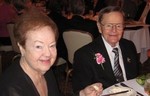 Jean and John Smitchger were honored at a banquet at Anthony's Pier 9.