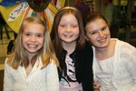 4th-grade performers from Cornwall-on-Hudson included Rebecca Williams, Annmarie Sumski, and Sarah Dunn (l to r).