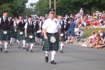 Rusty O'Dell led the MacLeods in the 4th of July parade when he was police chief.