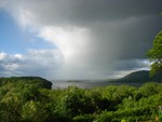 Rainstorm Over the Hudson by Peter Osinski