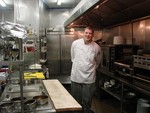 Andy Doehla in the kitchen last year.