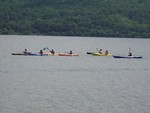 Kayakers on the Hudson by Jaci Canning Murphy