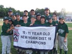 The 11-year-old boys won the district championship on July 17.